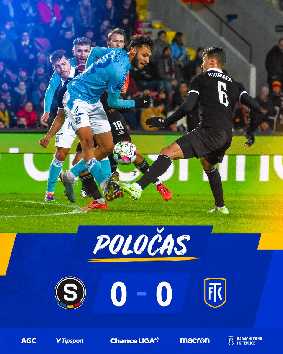 FK_Teplice's tweet photo. ℹ️ Po poločase je stav na Letné bez branek.
#️⃣ #fkteplice #chanceliga #SPATEP https://t.co/LwtODyoIHV
