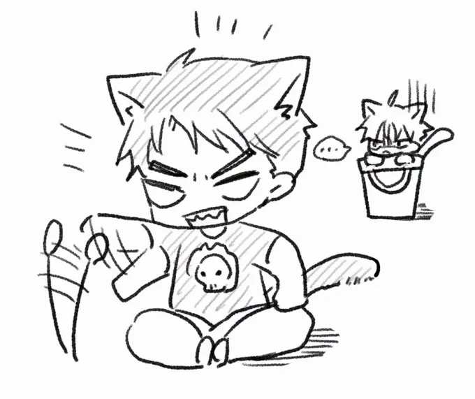 くろねこさんのことをナンオさんだと思っているんだ 