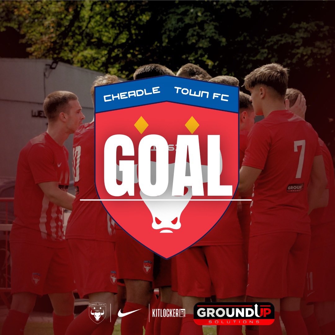 CheadleTownFC's tweet photo. 90+3’ GOALLLLLLLLLL

Connor Martin wins the ball back on the halfway line who then plays through George Lewis who finds the bottom corner from just outside the box!

🔴 Cheadle Town 3-1 Longridge Town 🔵

#WeAreCheadle #nwcfl https://t.co/WqA0UDcSrl
