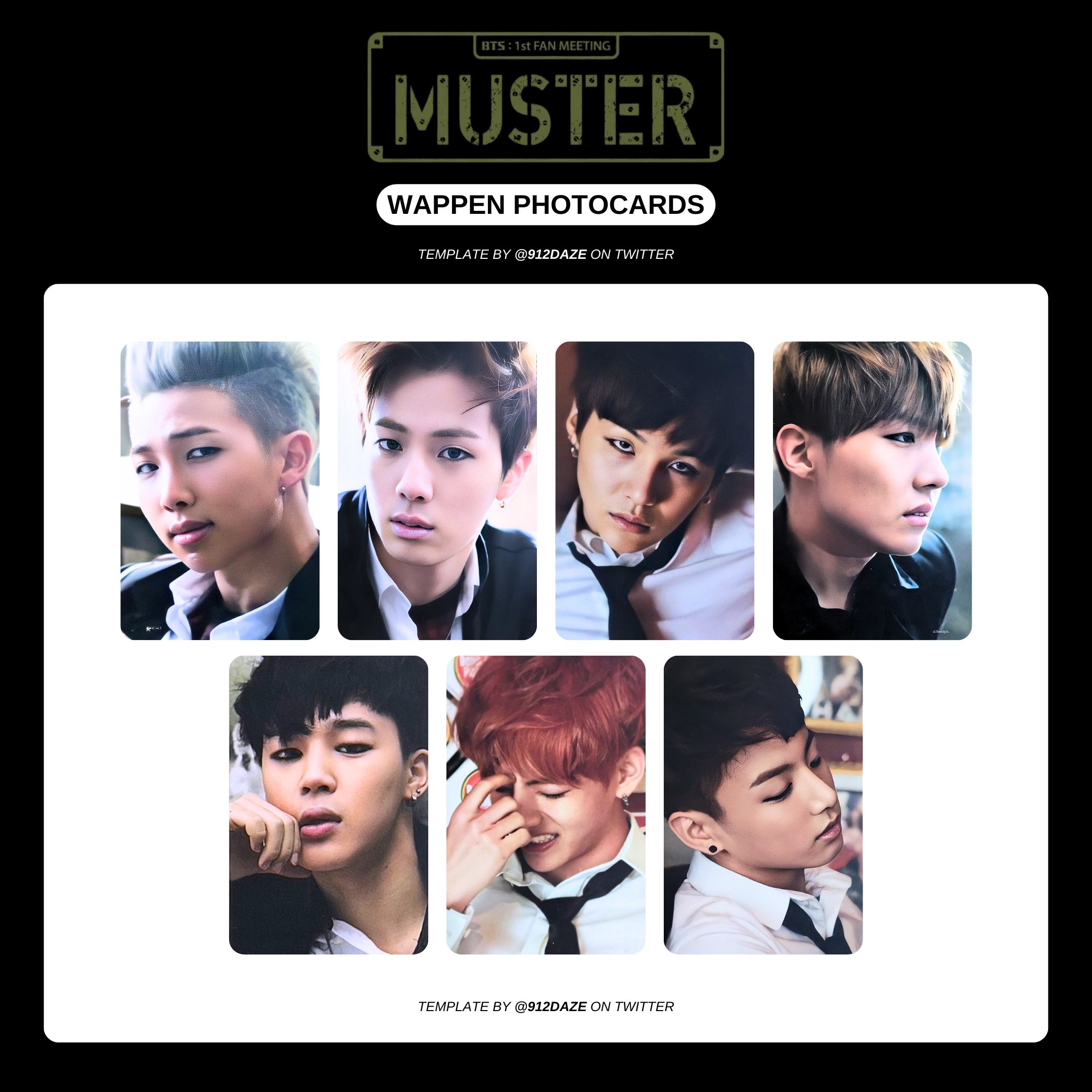 防弾少年団(BTS) - BTS 1期 創立式 1st fan meeting フォトカード j )⁷ on X: 