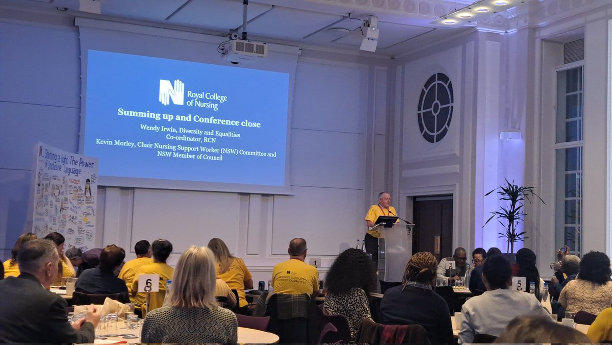 The summing up and close for what has been an amazing day.

Thank you to everyone involved in planning a fantastic day.

#NursingSupportWorkersDay 
Celebratory Conference 

'Keep Shining the Light'

<a href="/theRCN/">The RCN</a> <a href="/SouthEastRCN/">South East RCN 💙</a>