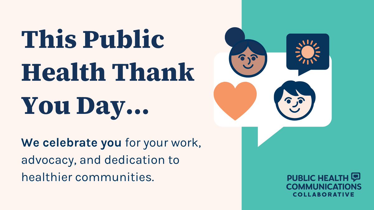 Thank you to all past, present, and future #PublicHealth professionals for your commitment and contributions to the field.🤍 #PublicHealthThankYouDay
