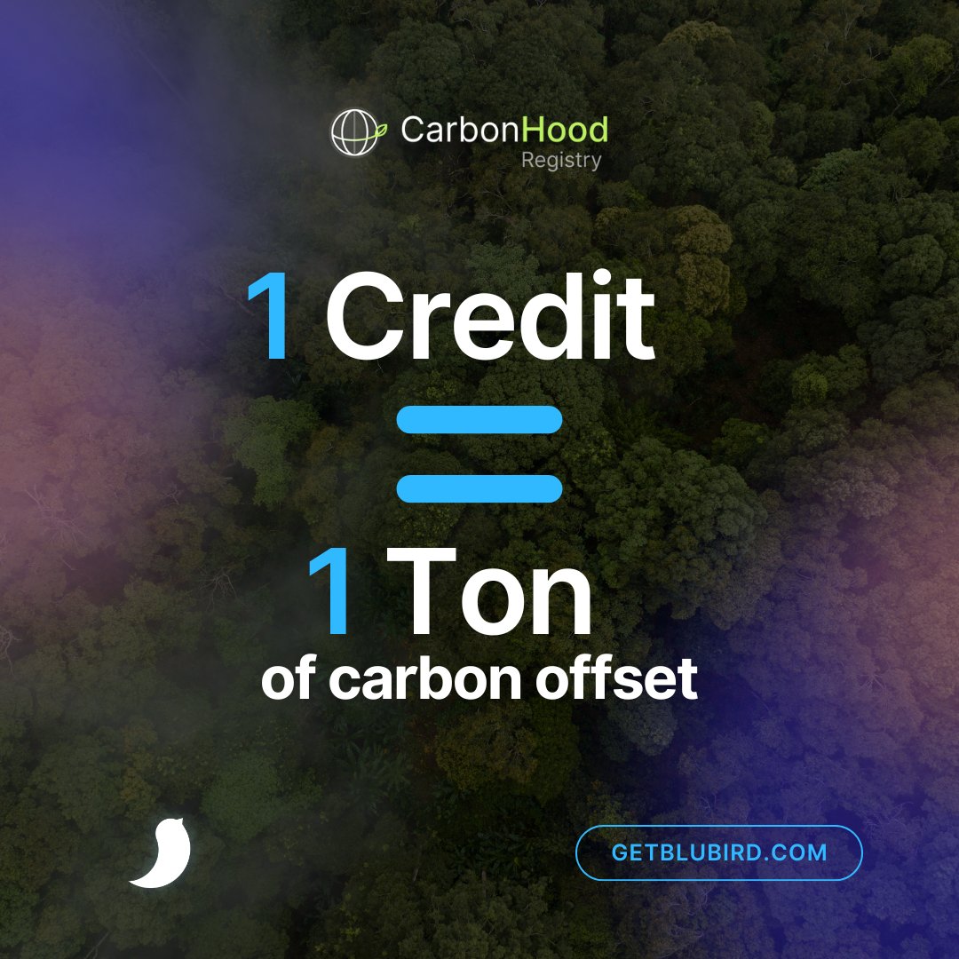 blubird_app's tweet photo. 🌱How do carbon credits work with blockchain?

It's simple with our partner CarbonHood.

1 credit = 1 ton of carbon offset.

Companies can compensate for their emissions by backing green projects like reforestation or renewable energy.

With CarbonHood @CarbonHood_com, every credit supports a cleaner, greener future. Together, with @RedbellyNetwork we're tokenizing 950M tons of carbon credits, valued at $70B USD, paving the way to bring a $2T asset book on-chain by the end of 2025.
#sustainability #tokenization #Web3