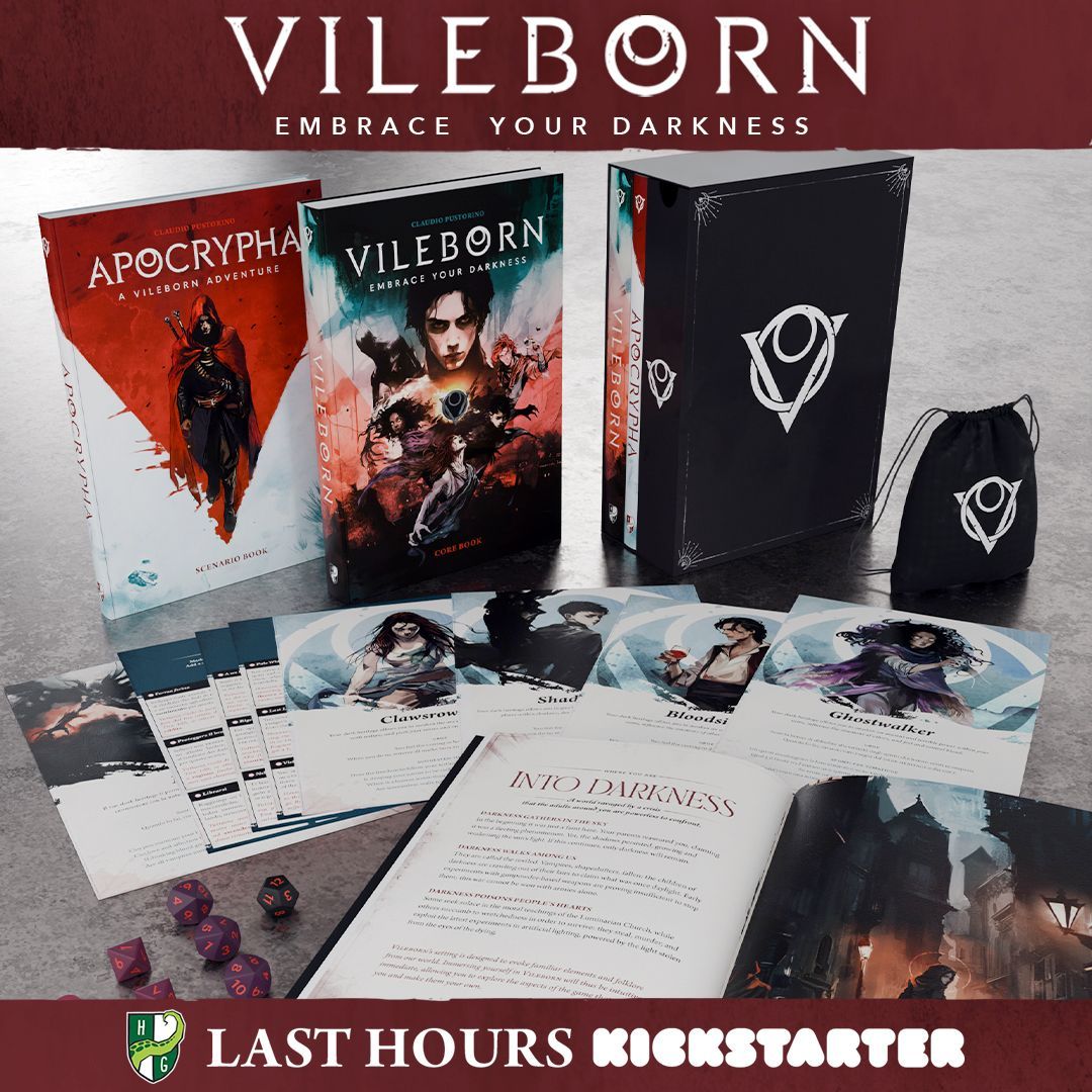 Only 48 hours left before the end of the Vileborn™ campaign! Don't miss your chance to get the game with all the exclusive Kickstarter perks!

👉 kickstarter.com/projects/horri…