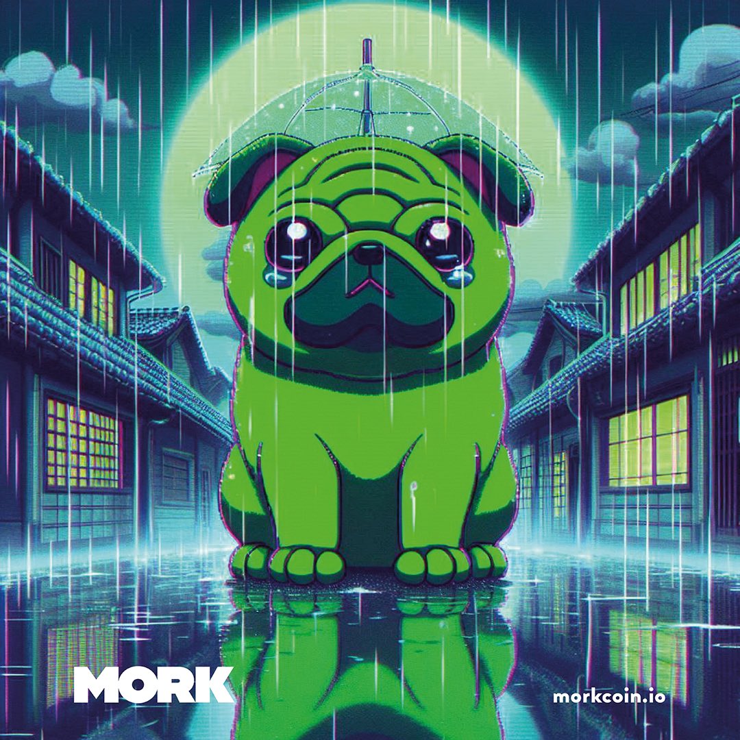 <a href="/1CrypticPoet/">poet.base.eth</a> <a href="/base/">Base</a> All in on $MORK because he is the future dog of base. 
Now he is sad, but soon it will be revealed why 💚
Buy $MORK and save dogs from Asian meat market. 

0x0b1594b0e896bf165d925956e0df733b8443af6a