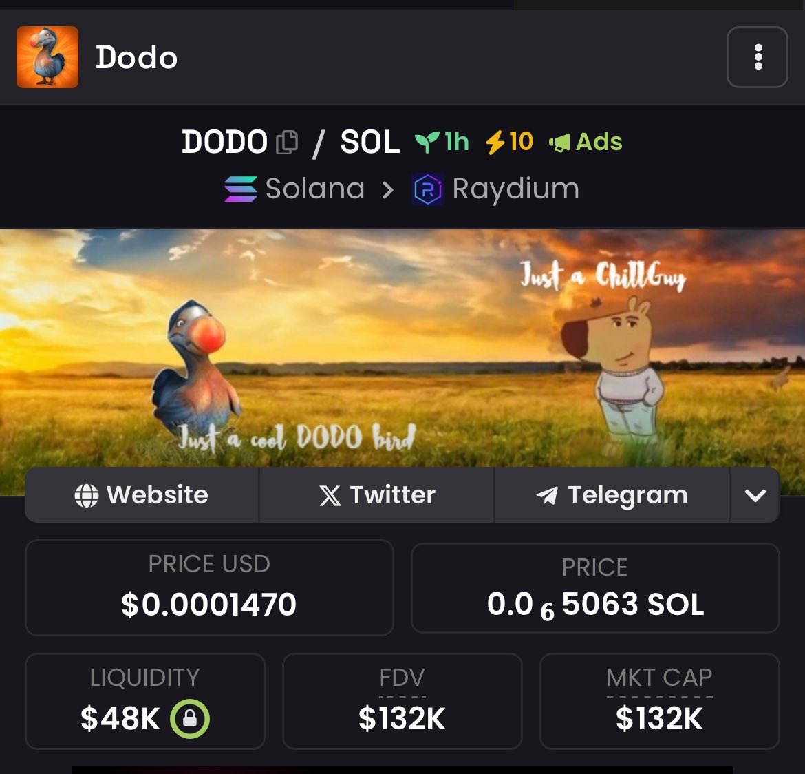 halusolana's tweet image. Drop your Solana wallet 👇 

Just only the first 333

Don't Miss $Dodo by $Chill guy dev