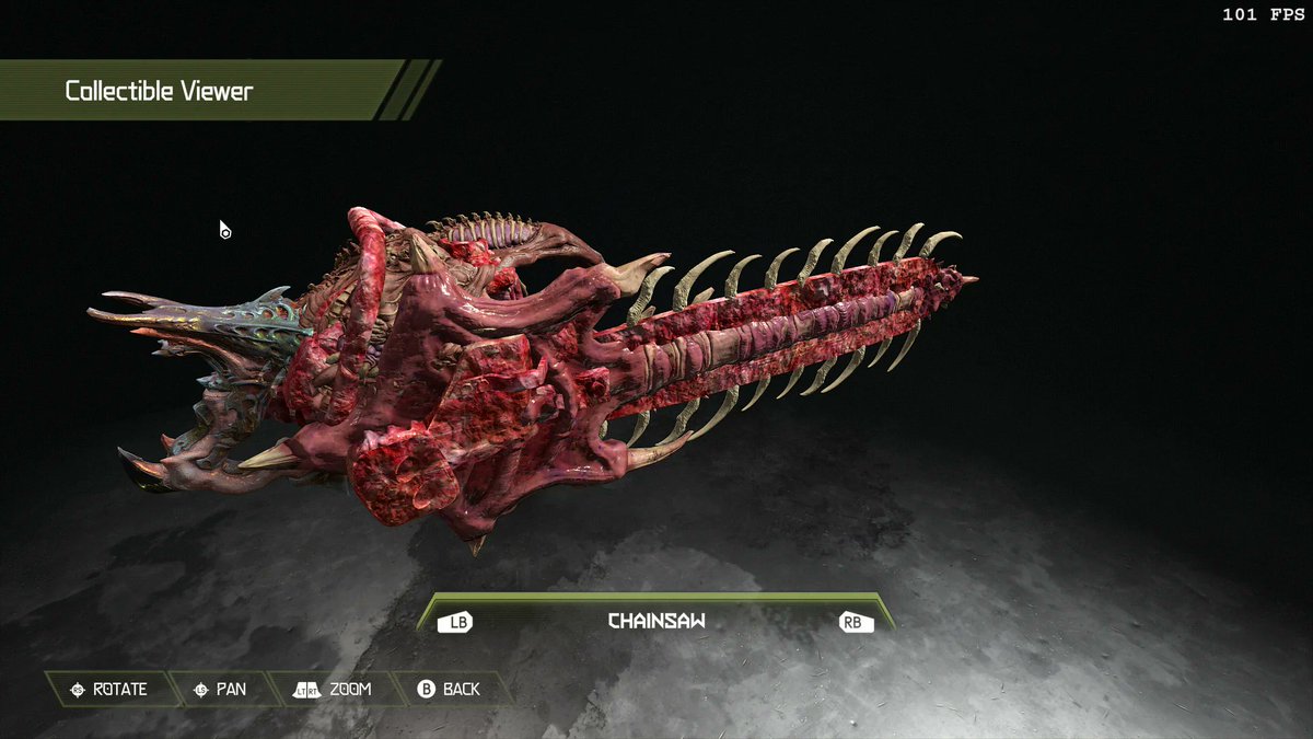 boomshootart's tweet photo. Another goated #DoomEternal mod, an organic Bonesaw skin for the chainsaw by @blacklight9699
Download:
https://t.co/PbW6YAMmJD
Design by me and @Mr_Lezzy
#doom #doom2016 #doommod #doommods #doommodding #idstudio #conceptart #fanart #weapondesign #weaponconcept #fanmade #custom https://t.co/eN8l4QZLDL