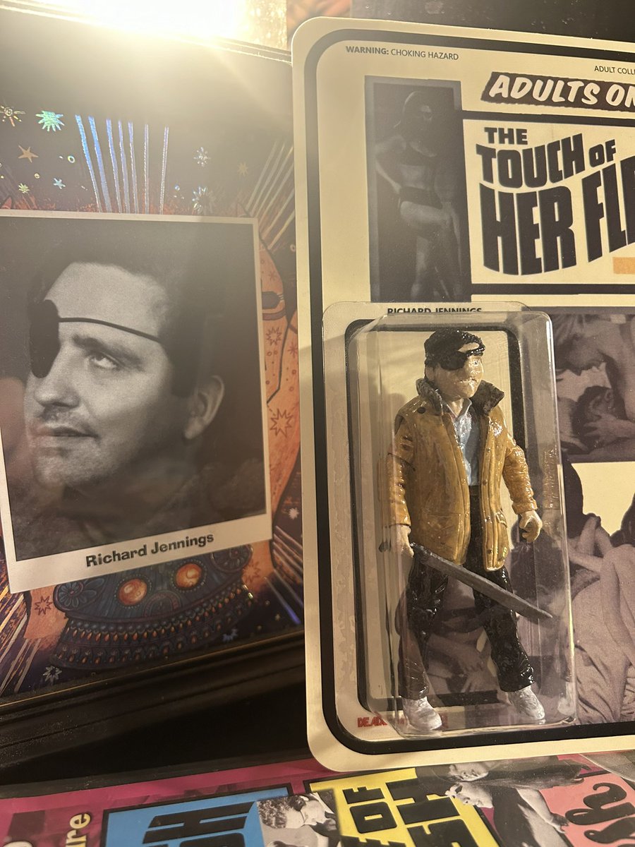 Am beyond thrilled to have my first (&amp; probably only unless Neca goes really out of bounds) custom Richard Jennings figure!!! Huge props to <a href="/DeadbeatRohanYT/">Deadbeat Rohan</a> for having the gumption &amp; vision to create this. 🖤