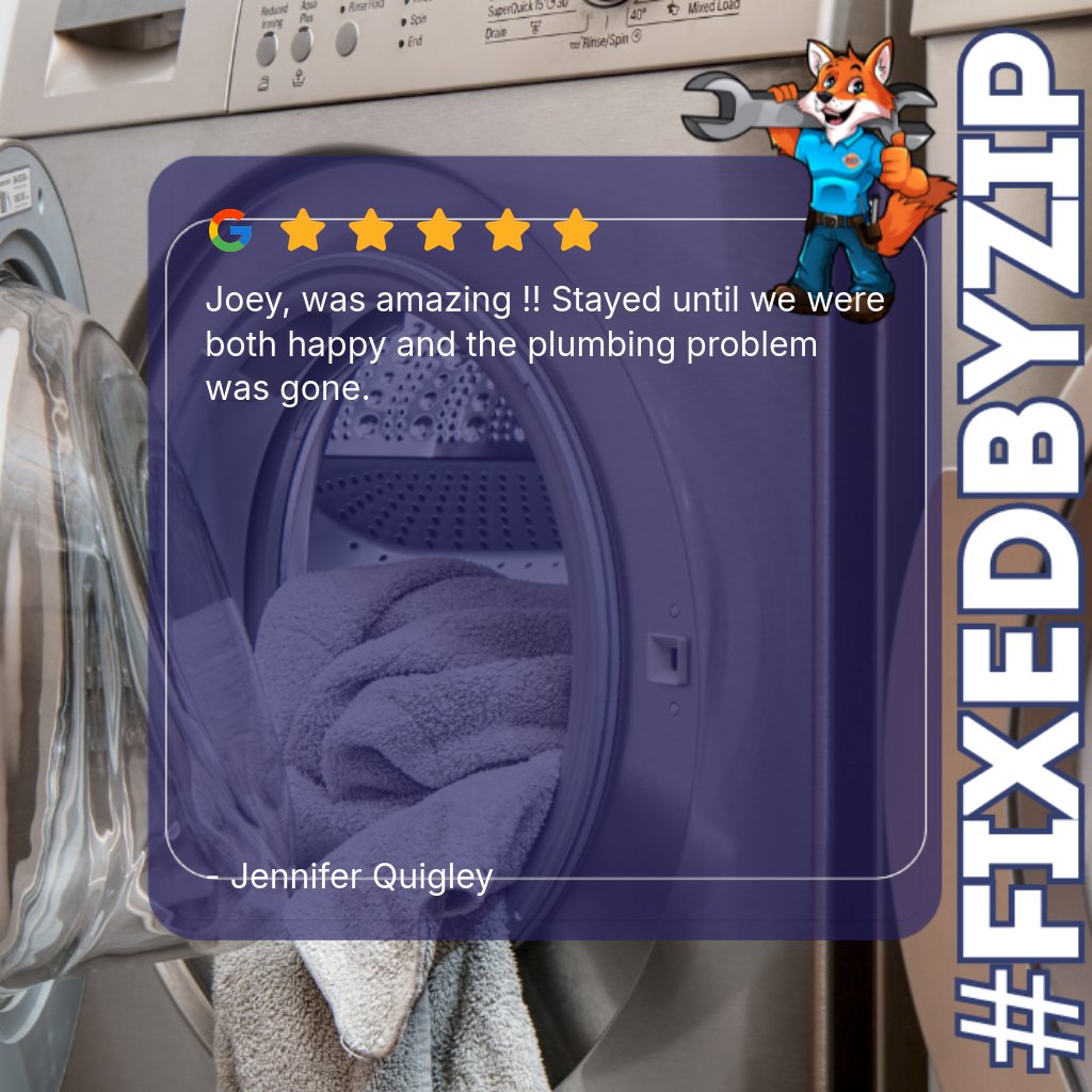 ZipAppliance's tweet photo. Joey, was amazing !!
Stayed until we were both happy and the plumbing problem was gone. https://t.co/G2sQEVdUdG
