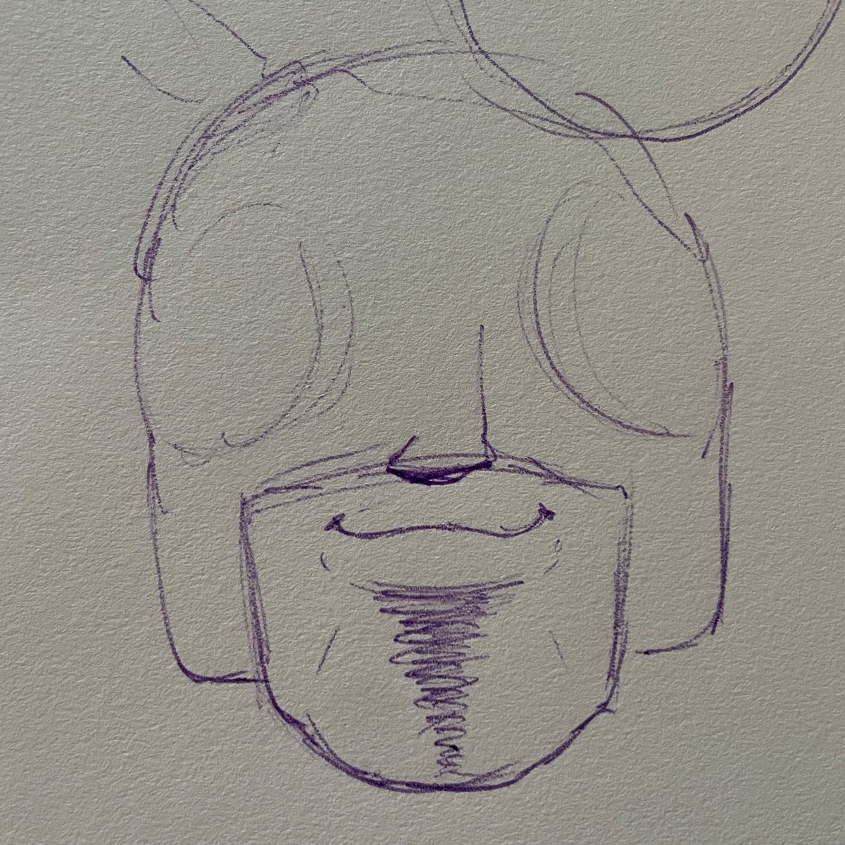 cirodisegna's tweet photo. Everybody saying how creepy this looks but every time I look at it I just see this handsome big-chinned man with a charming smile and some kind of superhero helmet https://t.co/SYxn351xIh