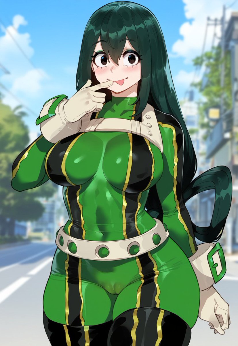 Ochako and MHA Girls tweet media