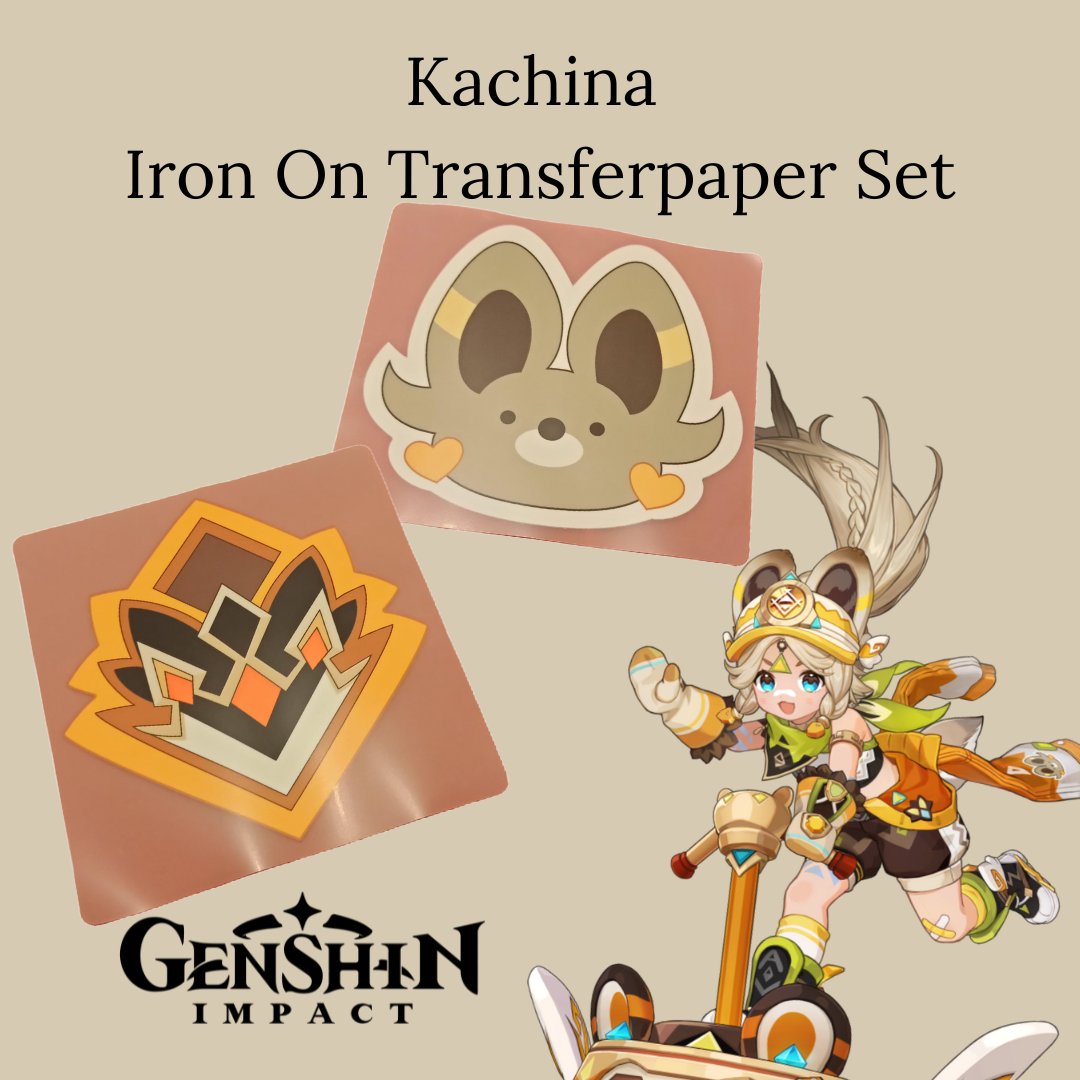 NeCosSupplies's tweet photo. !NEW ARRIVAL!
Genshin Impact Kachina Cosplay Tepetlisaurus + Bunny Iron On Transferpaper Patch Set
https://t.co/1HvkZqioIX

#genshinimpact #genshin #kachina #cosplay #costume #ironon #transferpaper #set #cosplayset #sale #cyberweek #cybermonday #etsy #etsyshop #etsyseller https://t.co/FQ7WQVv1IG
