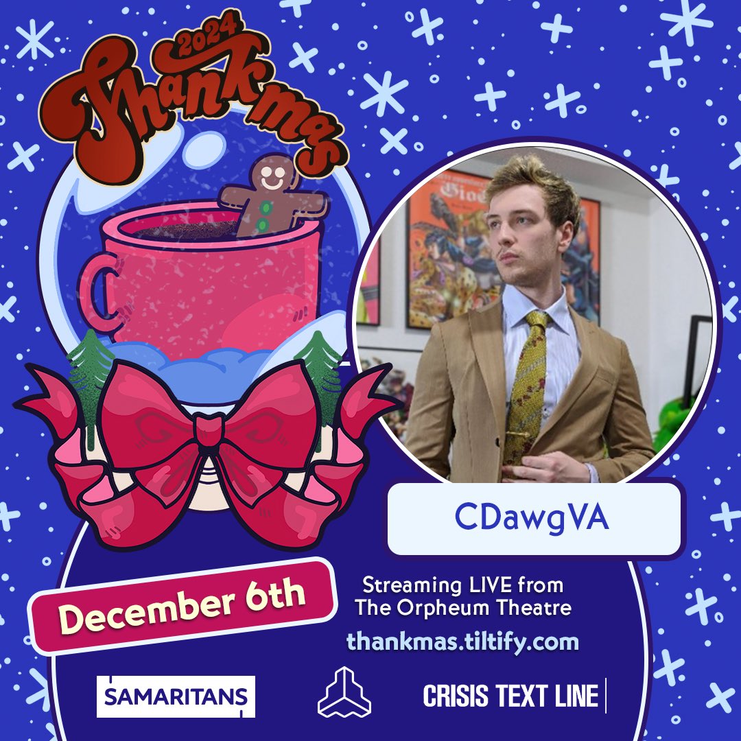 TheThankmas's tweet photo. from Japan to #Thankmas LIVE! We have @CDawgVA joining us this year! https://t.co/Z9SQGphUie
