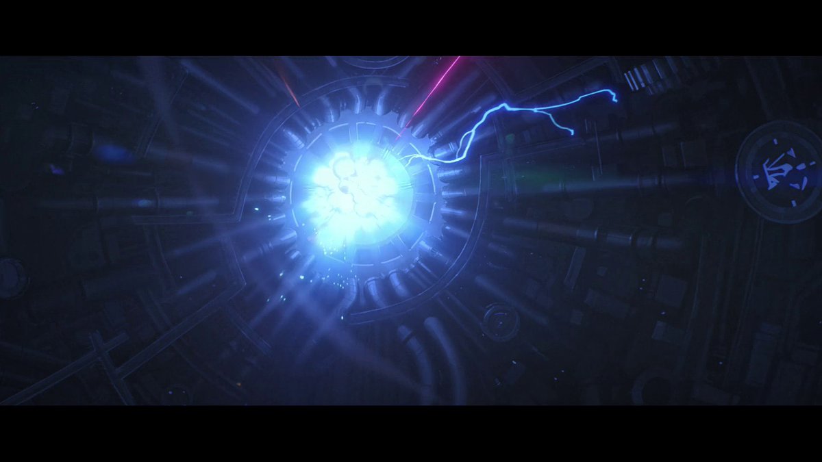 thelorebitch's tweet photo. caitlyn smiling at the hexgate design since jinx detonated below the funnel? the shimmer line leaving before the explosion? the ship powder wanted the ride in s1 ep1 leaving at the end? “the end” written in her writing? 

jinx is alive, she broke the cycle #Arcane #ArcaneSpoilers https://t.co/WSzfNX9Avj