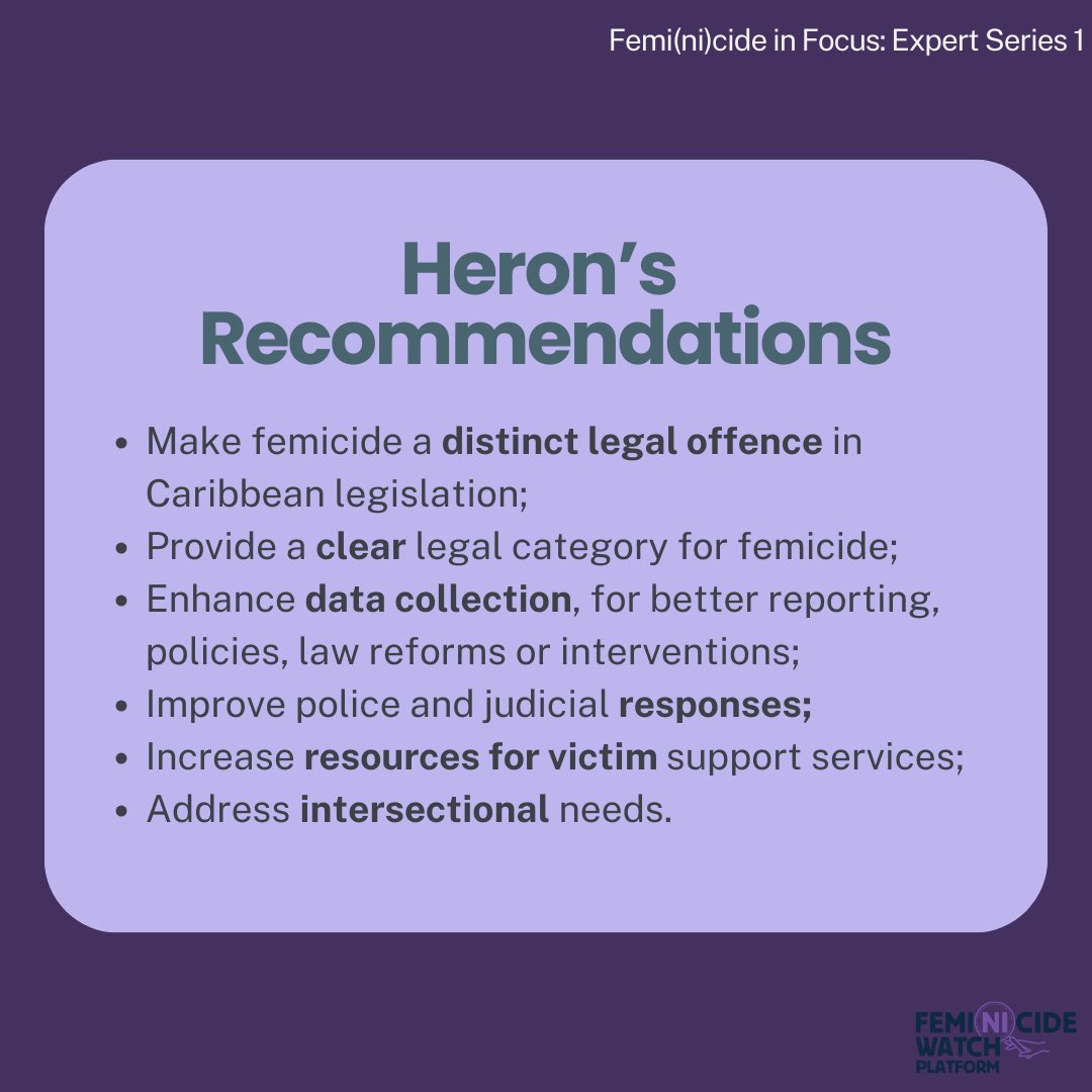 The Femicide Watch Platform had the honour of welcoming <a href="/TaituH/">Empress Taitu 🇯🇲 🇧🇧</a> as the first guest speaker for our new #Femi(ni)cideInFocus Expert Series!

Check out the event report for key takeaways➡️: femicide-watch.org/node/921244 

#FemicideData #TheBahamas #Barbados #Jamaica #CallItFemicide