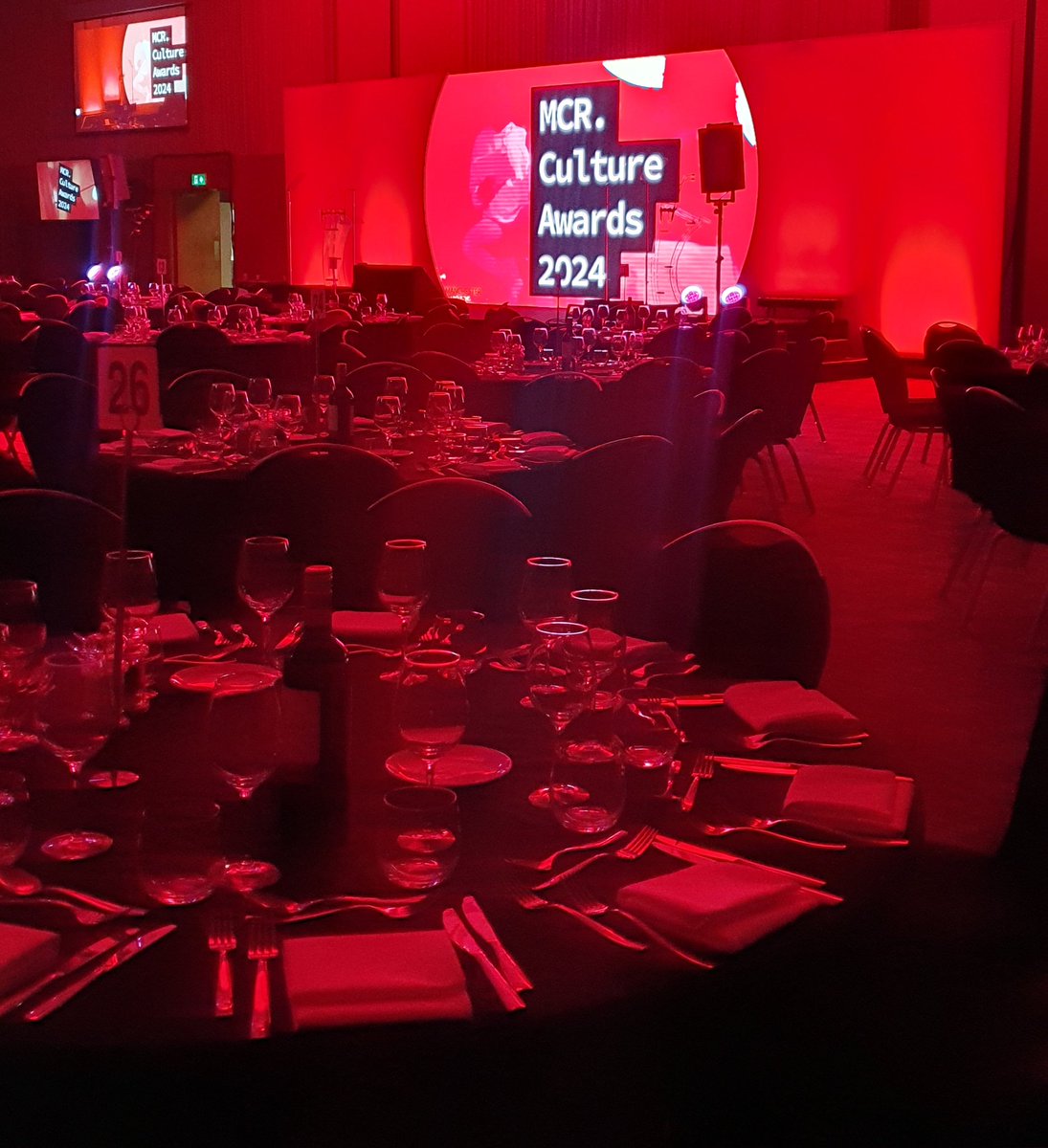 #MCRCultureAwards 2024 are here! In just a few hours we will find out who has won the awards but all tonight's shortlisted nominees are winners. 
We will be announcing the latest event news throughout the evening. @GarryBridges #Manchester <a href="/ManCityCouncil/">Manchester City Council</a>