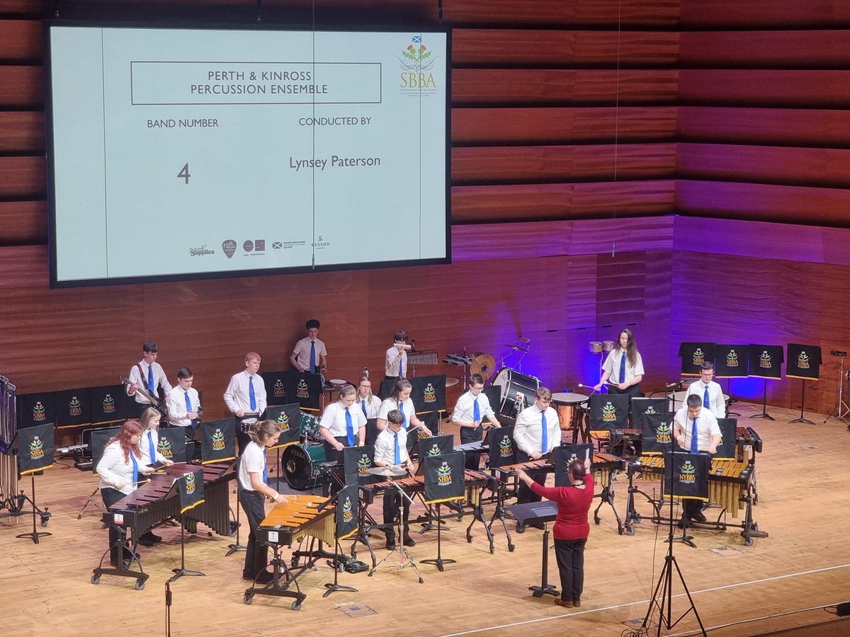 For the 4th time, and for the 2nd year running, our hard working and dedicated percussionists can call themselves SCOTTISH CHAMPIONS! 🏆🥇