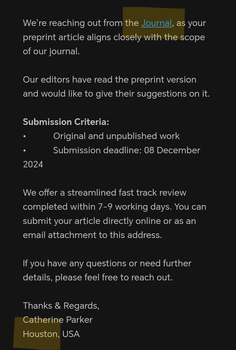 Houston, we have a problem!
There’s "The Journal"—brilliant, of course—so how on earth is it possible that nobody knows it exists? The editors of "The Journal", being the absolute gems they are, even want to hand out suggestions. How lovely is that? #spamjournal