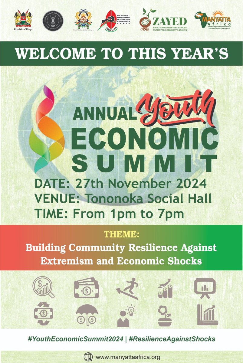 Manyatta Africa (MA) (@manyattayouth_m) on Twitter photo #YouthEconomicSummit2024With support from <a href="/SwedeninKE/">Sweden in Kenya</a> in partnership with <a href="/ForumCivESA/">ForumCiv ESA</a> under the <a href="/TheWajibuWetu/">The Wajibu Wetu Programme</a> Jumuika Sikika Program, we are convening a stakeholder planning committee in hosting of the Annual Youth Economic Summit in Mombasa Scheduled for 27th November, 2024 #YouthEconomicSummit2024With support from <a href="/SwedeninKE/">Sweden in Kenya</a> in partnership with <a href="/ForumCivESA/">ForumCiv ESA</a> under the <a href="/TheWajibuWetu/">The Wajibu Wetu Programme</a> Jumuika Sikika Program, we are convening a stakeholder planning committee in hosting of the Annual Youth Economic Summit in Mombasa Scheduled for 27th November, 2024