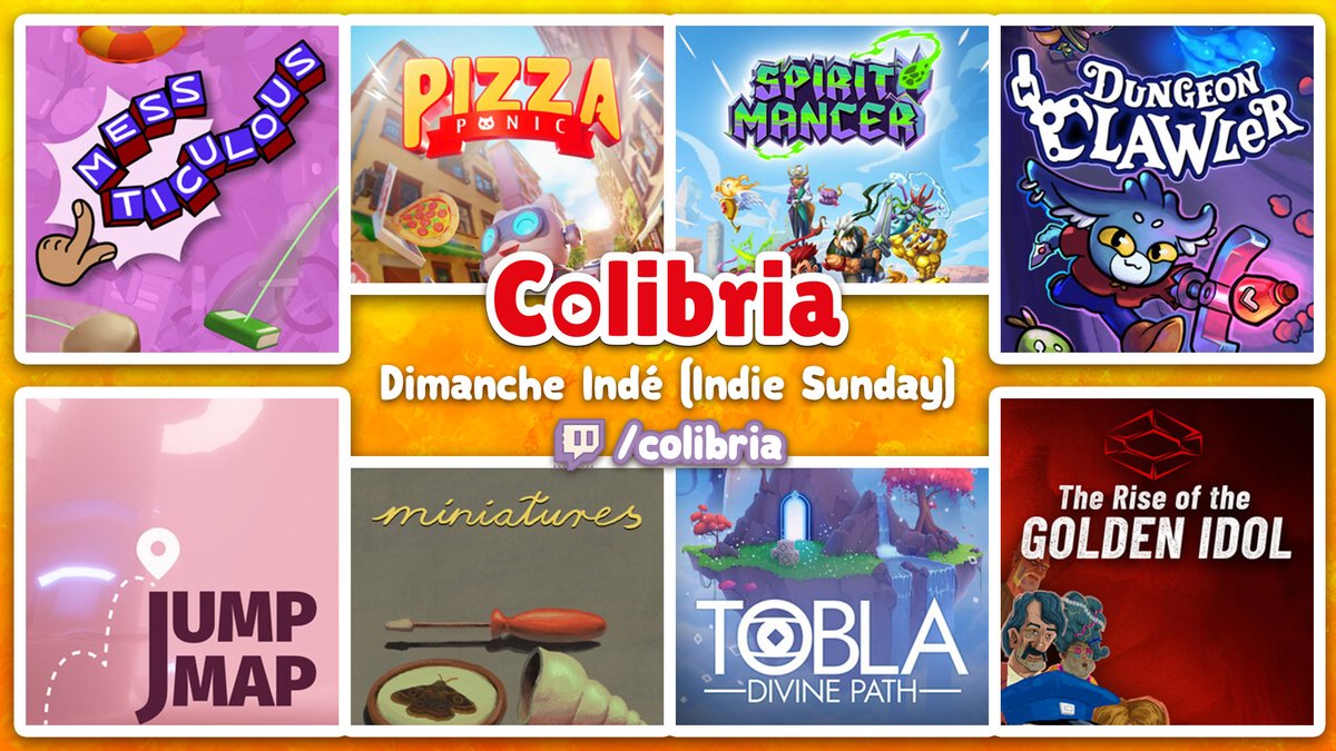 ColibriaPlays's tweet photo. Le Dimanche Indé fait son grand retour sur ma chaîne Twitch ! 
RDV demain à 16H pour découvrir une sélection de chouettes jeux indés 💎✨

#indiegames #twitch https://t.co/jYoXzVarAF