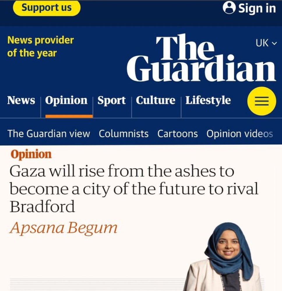 M1K3997's tweet image. Is the @guardian doing some sort of @TheBabylonBee parody these days or is this a legitimate article?

#BradfordLoL #HighExpectations