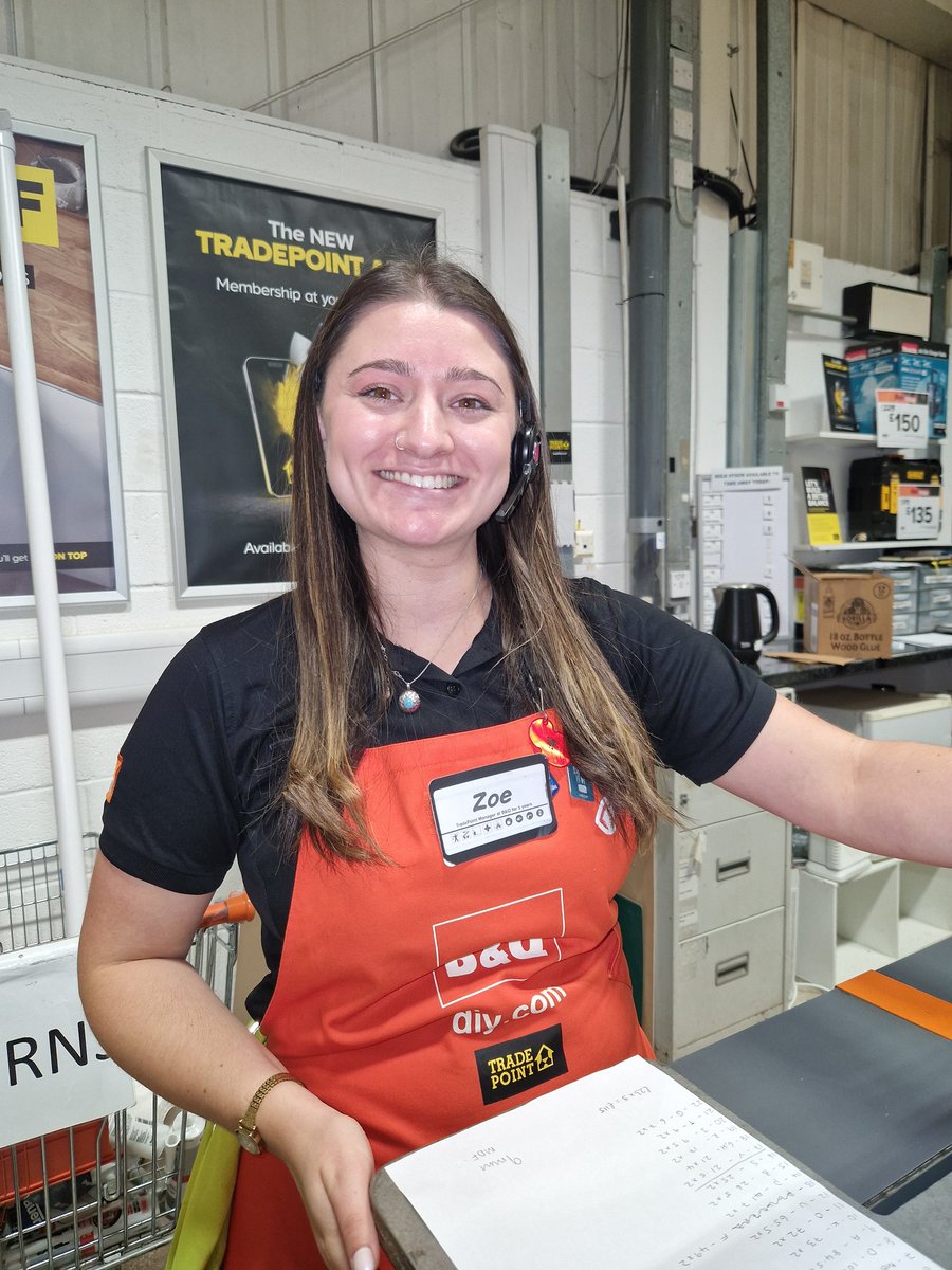 LexiMorgan26's tweet photo. @BandQ - give this lady a promotion and a raise, she was an amazing help today! Thank you #Zoe for the amazing customer service! https://t.co/jfv0ZwxHmi
