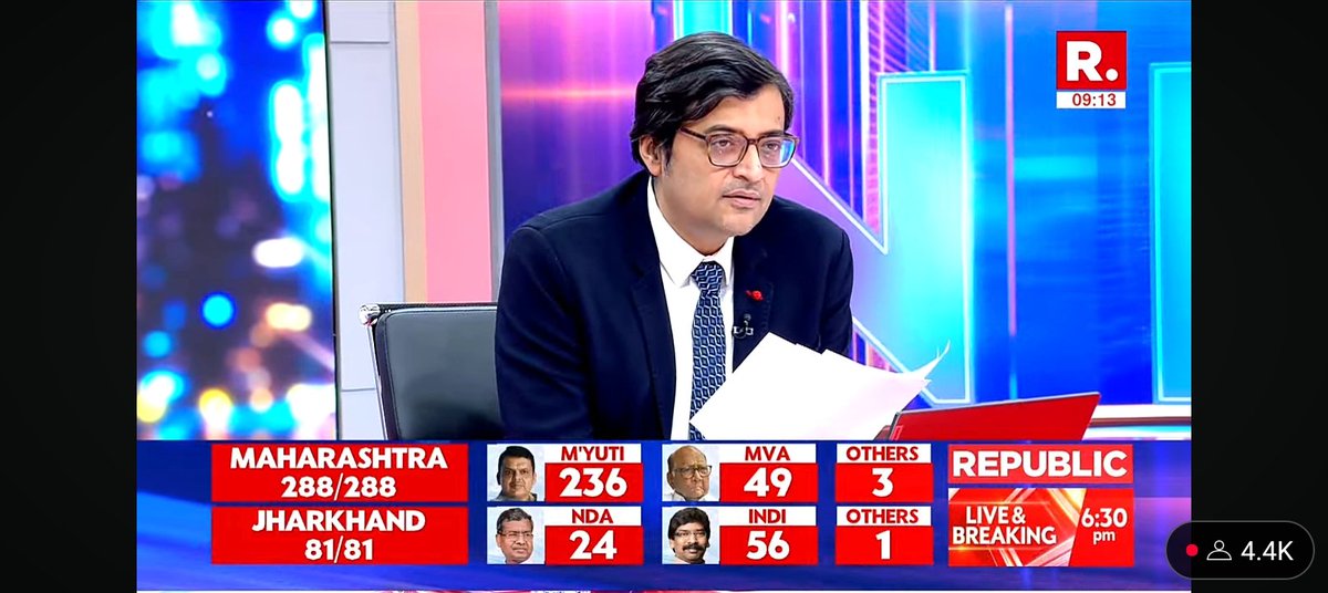Gurleen03526614's tweet photo. Arnab sir today's election broadcast was amazing must say, I loved ur savage attitude on the election coverage especially 'laddu channel'🤣. Debates were amazing nd ur energy was incredible. C u on Monday gn tc bye luv u 🫶🐻‍❄️😺
#ArnabGoswami
@republic 
#Nov23WithArnab https://t.co/EOjyrJXU9F