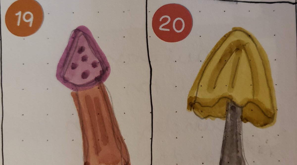 GamingWithMim's tweet image. This week&apos;s MiMshroom doodles 🍄
#MimArt