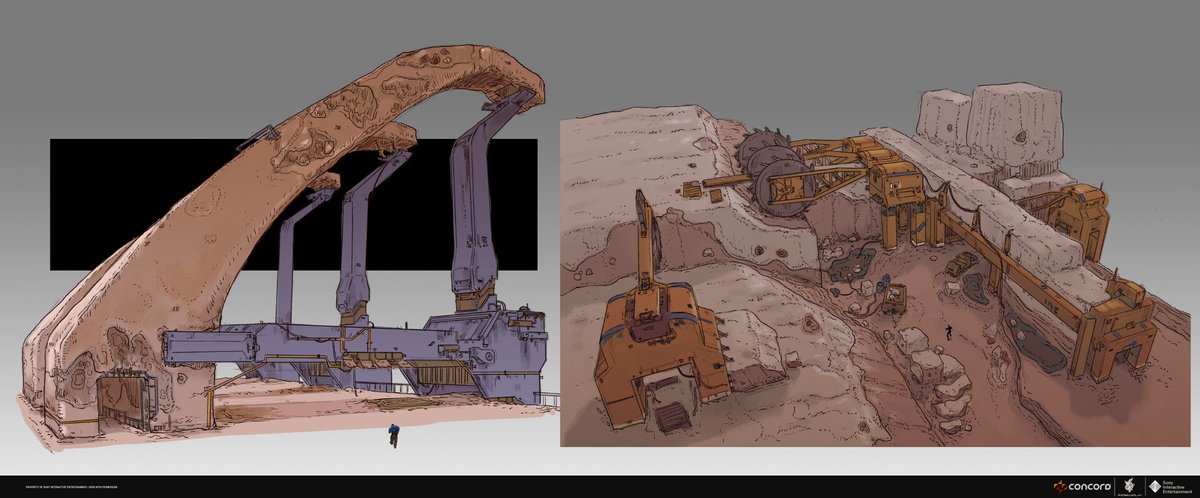yapkr's tweet image. Some concepts for the Bone Mines Map in Concord. For more art I finally got to uploading them on artstation:
artstation.com/artwork/983Qrq