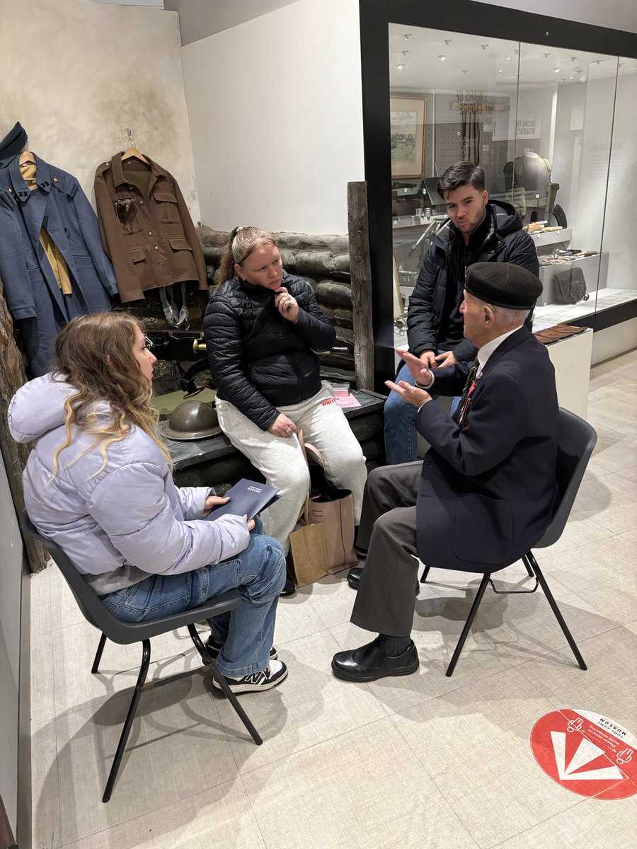 Ken Cooke (99) the last members of York Normandy Veterans enthralling visitors to York Army Museum  with his recollections at their Military Memorabilia Day. This is living history at its very best.