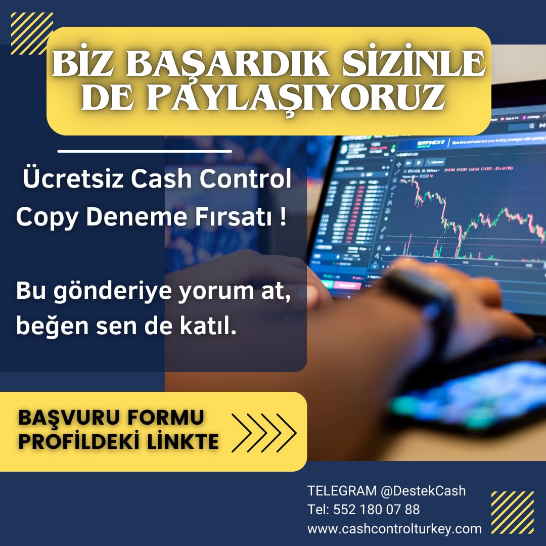 BİZ BAŞARDIK SİZİNLE DE PAYLAŞIYORUZ !

ÜCRETSİZ #CashControl COPY DENEME FIRSATI !

Bu gönderiye yorum at, beğen sen de katıl 

#Bitcoin #btc #kripto #kriptopara #BORSA #Binance #eth #coin #AVAX #crypto #abdborsa #yatırımcı #yatırım