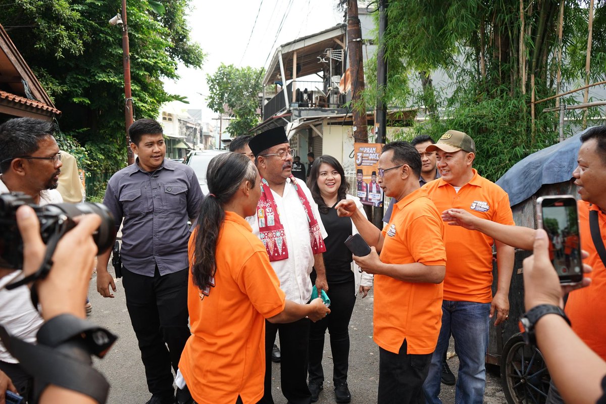 imadya's tweet photo. Segala usaha sudah dilakukan di masa kampanye oleh Paslon nomor 3 yang tiap hari selalu turun minimal 7 lokasi. Tim saya di dapil 10 Jakarta Barat juga sdh melakukan canvassing ke 50ribu rumah. Sisanya tinggal Tuhan yang menentukan. 

Semoga mas @pramonoanung dan bang Rano Karno terpilih menjadi Gubernur DK Jakarta 2024-2029. Amin YRA🙏🏻