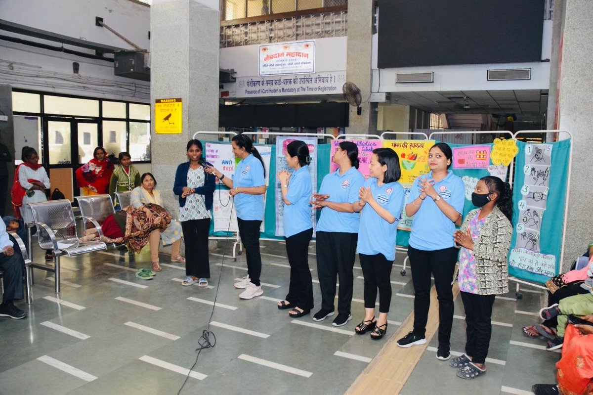 SJHDELHI's tweet photo. During #WorldAntibioticAwarenessWeek, a public awareness program was organized by the HIC team Dept of Microbiology @SJHDELHI in presence of Dr K Suri &amp; Dr K Kumar Addl MS. They emphasized the appropriate use of antibiotics, the role of vaccines &amp;hygiene in preventing infections. https://t.co/3jQzG7LcsP