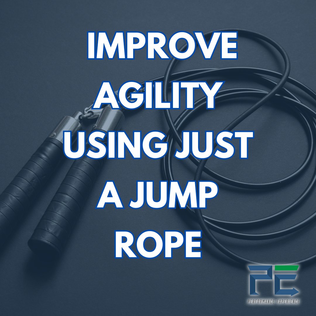 The jump rope is the agility 'secret weapon' you didn't know you needed. Here are a few tips;
1. Create a solid rhythm
2. Jump on the balls of your feet. 
3. Jump for speed, then height. 
Good Luck! pesportsandrec.com

 #speedandagility #speedtraining #speed