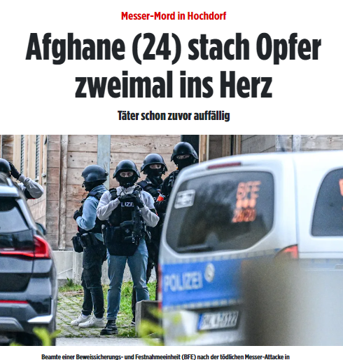 Taykra's tweet photo. #Hochdorf: Beim Spazierengehen von Asylant getötet- Afghane (24) sorgte zuvor schon für Unruhe im Ort. Bei dem Getöteten (56) handelt es sich um einen Franzosen, der mit seiner deutschen Partnerin vor Jahren an den Ortsrand zog u sehr zurückgezogen lebte.  https://t.co/08EE4rJQb1 https://t.co/CsIldXlrO1