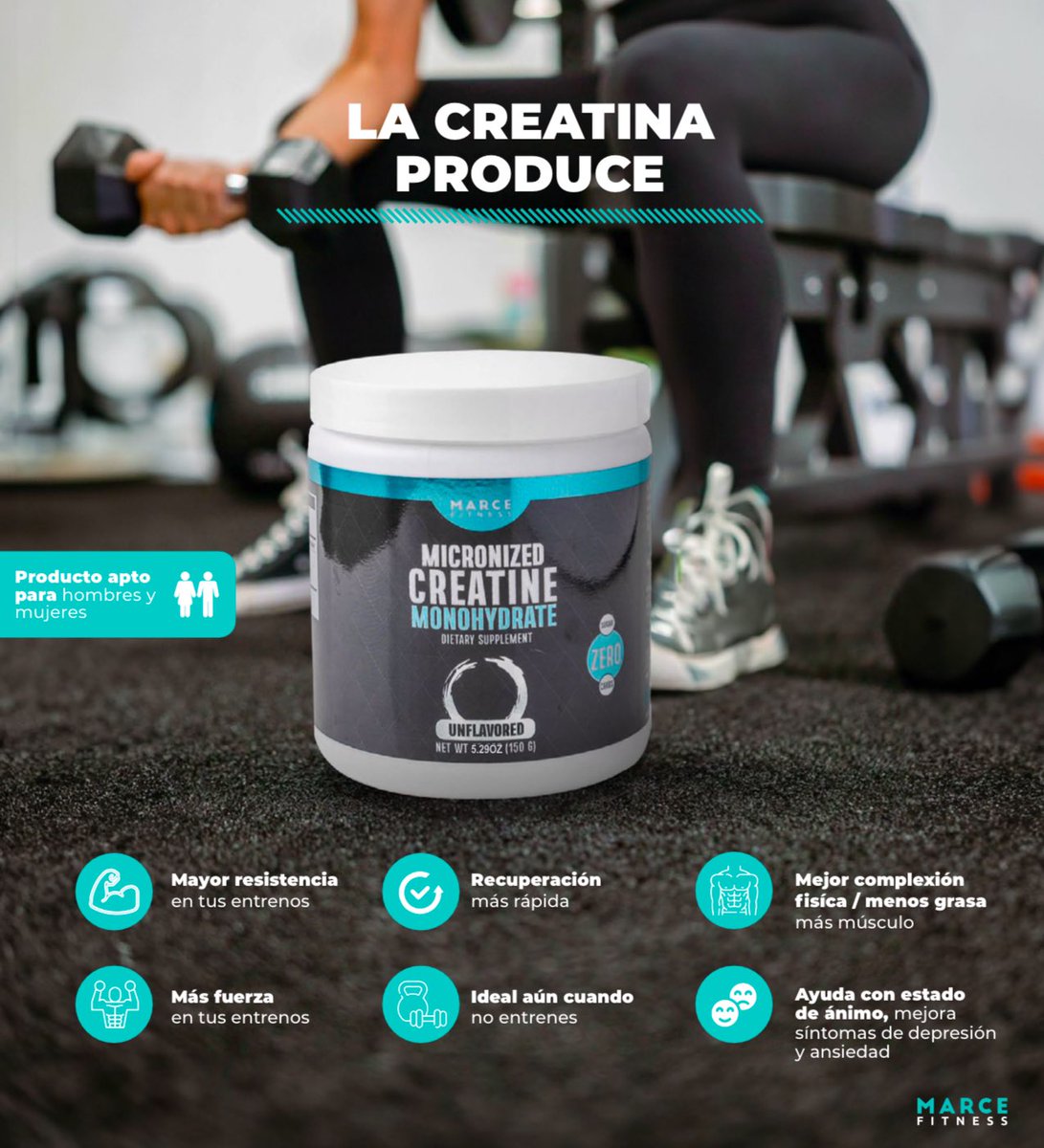 marcefitnessgt's tweet photo. AMOOOOOOOO la creatina (suplemento con mayor evidencia científica) y sé que todos los que la han consumido se enamoran también de sus beneficios!

No es solo para quienes entrenan, ¡es para todos! 

Este suplemento no solo mejora el rendimiento físico y nivel de energía, sino que también potencia la función cognitiva y mental. 

No se como explicarles lo que sienten 30 días después de consumirla pero… ¡wow, hay un antes y un después! Por eso quiero que TODOS/as la prueben y traigo este tweet para regalar 5 botes!

Solo debes dar RT a este tweet y comentar un beneficio que hayas escuchado de la creatina, y si no la has consumido por qué no?

Anuncio ganadores/as el lunes! Pilas 🙌🏻✨💪🏻

Consíguela en https://t.co/ErM1RlOF3k (busca una de buena calidad) siguiente tweet para que sepas distinguir una buena 👇🏻