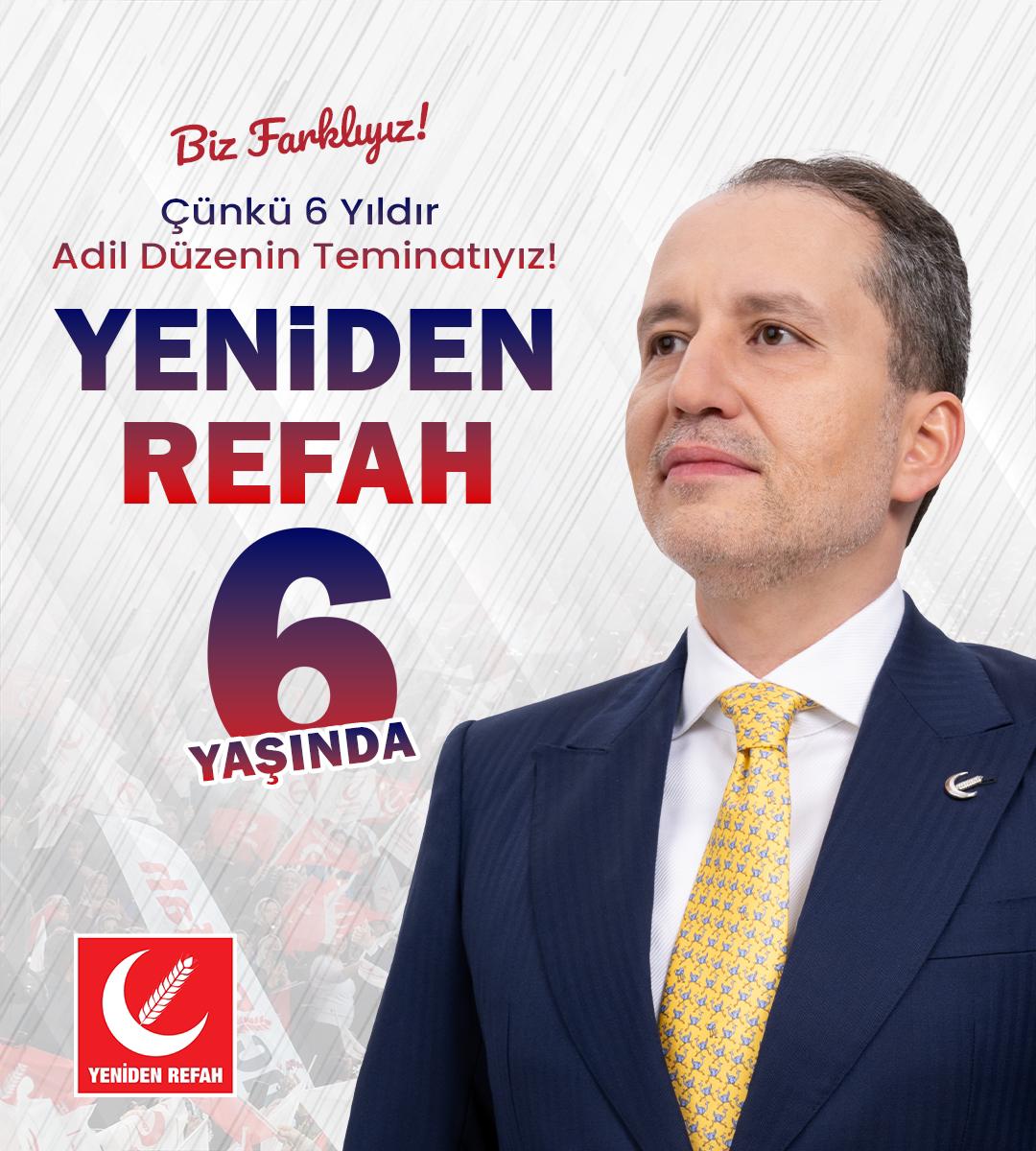 #YenidenRefah6Yaşında