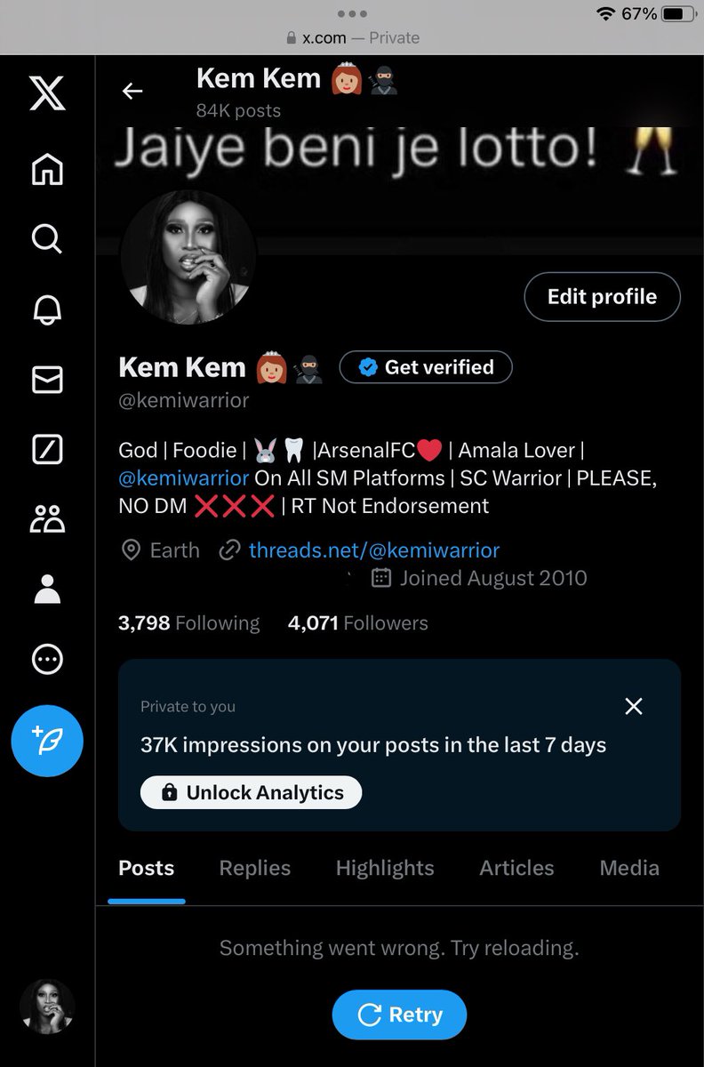 KemkemWarrior's tweet photo. If you recognize this account KINDLY give a follow and I will follow back immediately..

KINDLY RT 👏🏽👏🏽👏🏽👏🏽

Thank you❤️🤗🥰 https://t.co/0dUje0WzsO