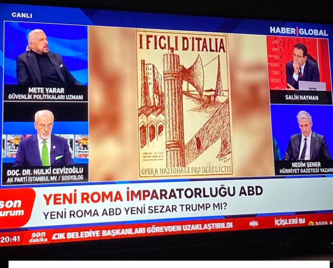 Bu isimler ve kanal Yeni Roma meselesini işliyor ise her şey saklanacak ve işgal topluma geçiş olarak gösterilecek demektir. Yüz binlerce insanın bu plan doğrultusunda öldürüldüğü gerçeği bile saklanmıştı ve yine saklanacaktır. Ekranlar YENİ ROMA ORDULARI NATO kontrolünde!