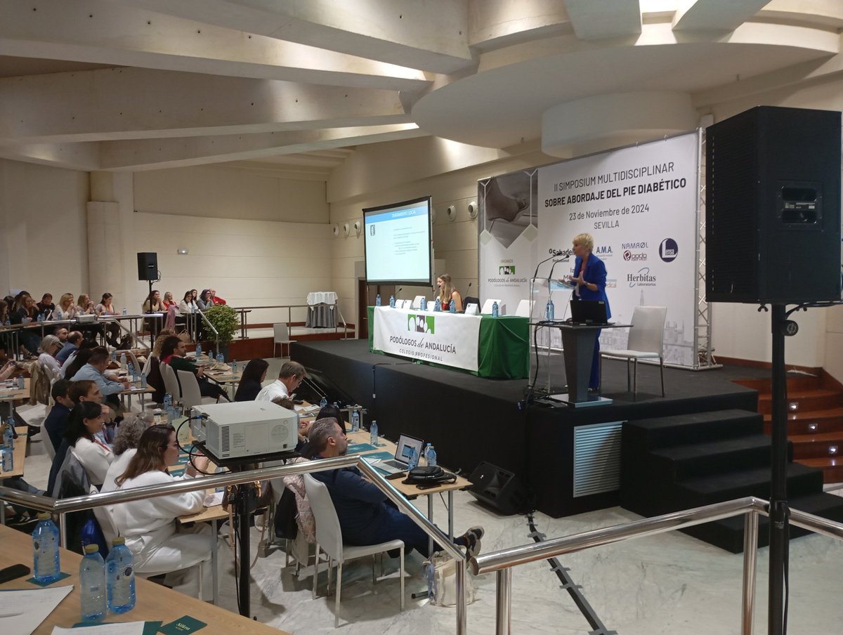 II SIMPOSIUM MULTIDISCIPLINAR SOBRE ABORDAJE DEL PIE DIABÉTICO. Colegio Profesional de Podólogos de Andalucía. Gestión audiovisual