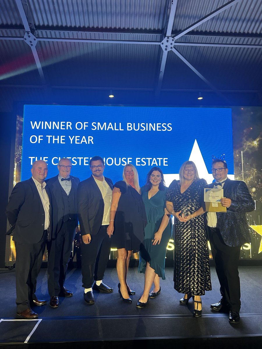 The Chester House Estate (@chesterhouse_uk) on Twitter photo We're delighted to be named Small Business of the Year at the <a href="/NorthantsCoC/">Northamptonshire Chamber of Commerce</a> Business Awards 2024!🏆
AND our Head of Service <a href="/pishhorn/">Jack Pishhorn</a> scooped Business Person of the year!
Well done team!👏 We're delighted to be named Small Business of the Year at the <a href="/NorthantsCoC/">Northamptonshire Chamber of Commerce</a> Business Awards 2024!🏆
AND our Head of Service <a href="/pishhorn/">Jack Pishhorn</a> scooped Business Person of the year!
Well done team!👏