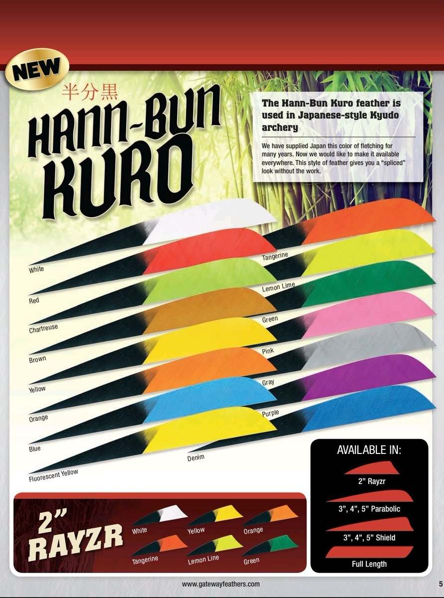 GatewayFeathers's tweet photo. Gateway Feathers Online Store - check it out. 
World Leader in feather archery fletchings. 
We got what you need.  
https://t.co/fT8y29gn3L

Archery Fletchings, wing feathers, maribou, biots, feathet scrap to stuff a target, just ask, we got you. https://t.co/1NUS9BVhYT
