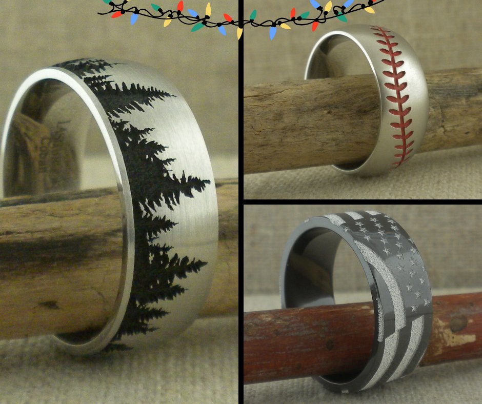UniqueTitanium's tweet image. Less than 5 weeks till Christmas! Thinking of a made to order ring?  Now is the time!  Save 10% with the code SLAINTE: uniquetitaniumweddingrings.com