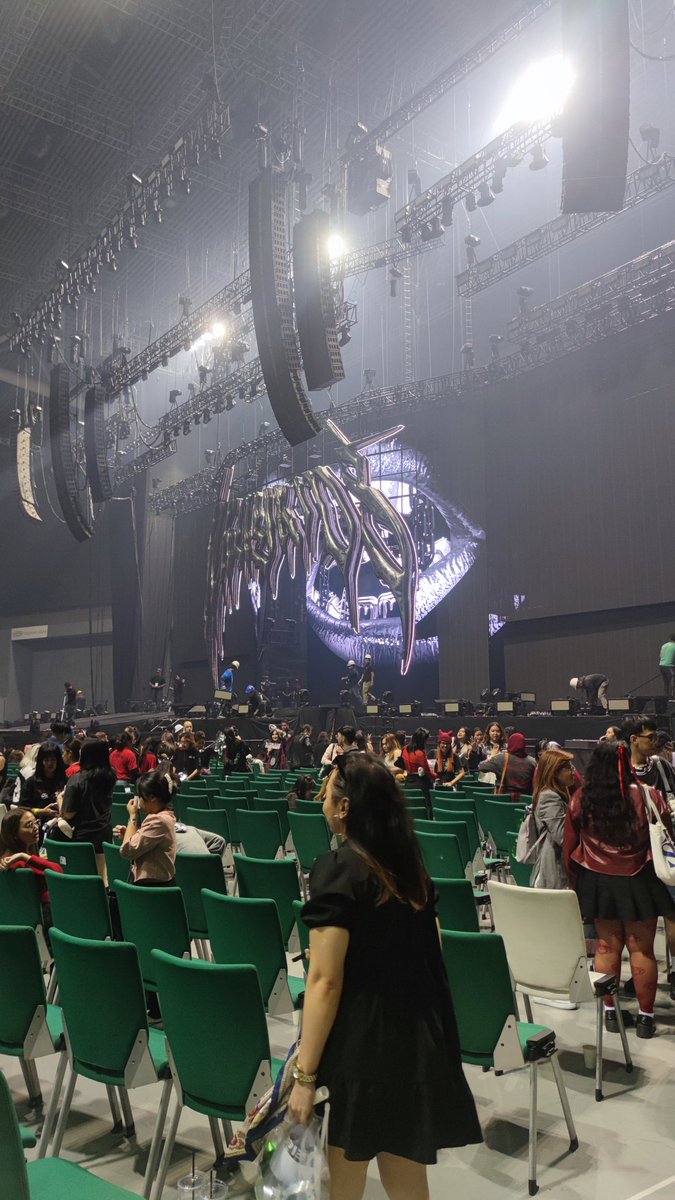 lvsty20's tweet photo. Grabe from UBA Prem to this seat 😭 Thank you @livenationph 🫶🫶 #dominATE_BULACAN #dominATE     #straykids https://t.co/EH7HDyPEy7