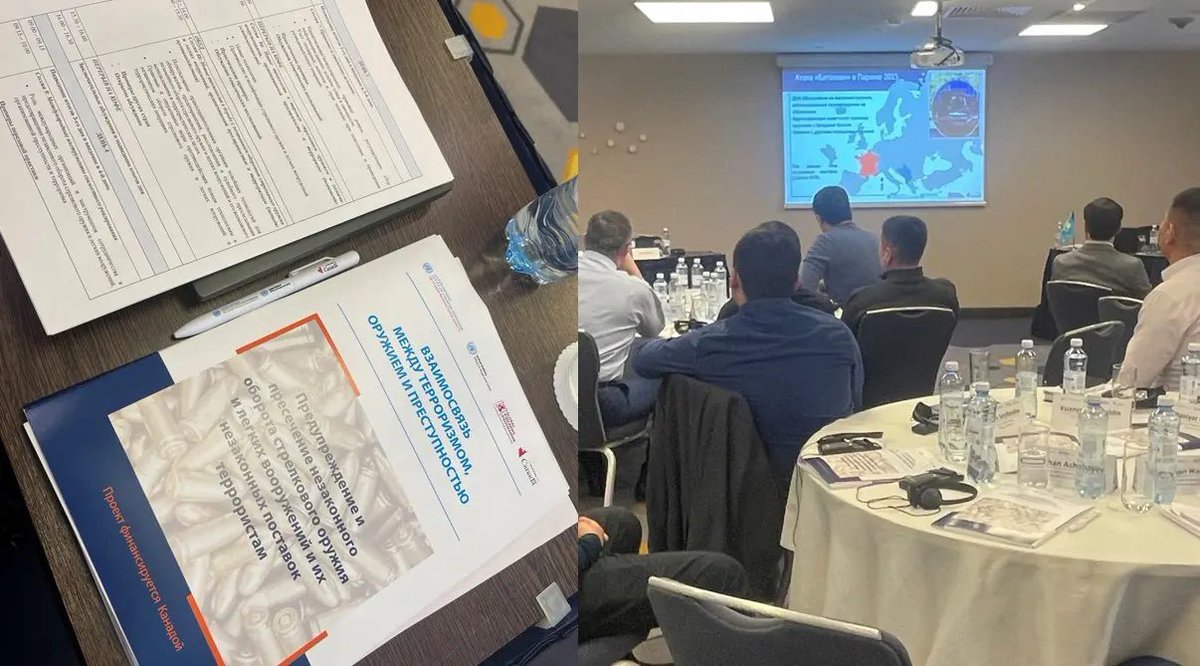 #UNCCT <a href="/UN_OCT/">United Nations Office of Counter-Terrorism</a> &amp; @unodc_firearms held 2 trainings in #CentralAsia on the Collection and Use of Specific Evidence in #SALW Trafficking and Terrorism Cases for officials in

🇺🇿#Uzbekistan 5-8 Nov
🇰🇿#Kazakhstan 12-15 Nov

#SALW Project funded by #Canada 🇨🇦
#UNiteToCounterTerrorism