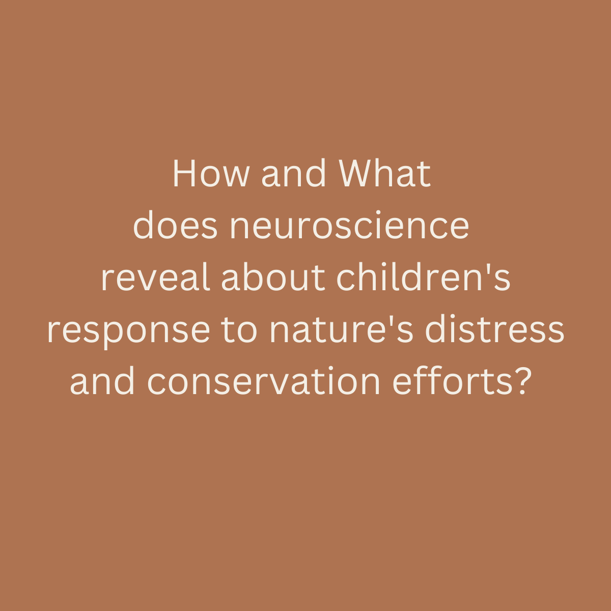 PoojaSwamiSahni's tweet photo. Pooja Sahni
Our recently published study gives insights  to neural dynamics of #NatureEmpathy and highlights the role of #GreeningEducation  for #SDGs https://t.co/LWyCsiJJ8J… #VarelaGrant https://t.co/GR61j9NVHS