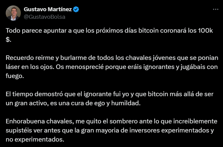 CriptoNoticias's tweet photo. #Bitcoin es "una cura de ego y humildad".

🗣️ @GustavoBolsa https://t.co/FH1ehMaCZ8