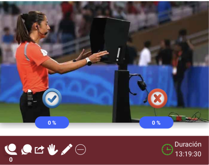 AppMyPoint_Es's tweet photo. ¿Cambiaría el #VAR por el #FVS, en el que el entrenador tiene dos oportunidades para pedir al árbitro central que revise el vídeo? 
Participa en nuestra #App con este link:

https://t.co/h0calMD0i8
 
En Encuestas #MyPoint te da mucho más!
 
#AppMyPoint #encuesta #sondeo  #FIFA https://t.co/PeknGHbI4W