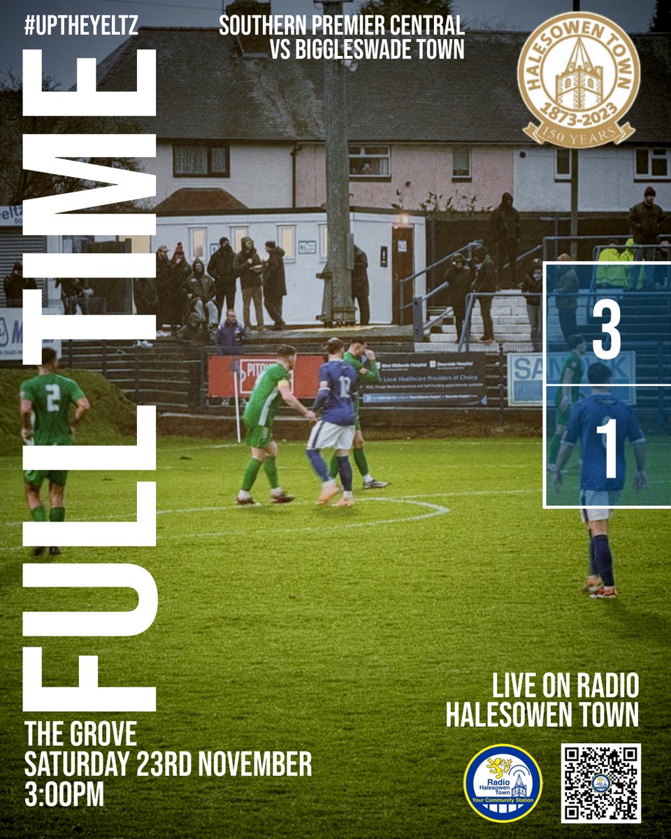 halesowentownfc's tweet image. FULL TIME

Another three points!

🔵Halesowen 3-1 Biggleswade🟢
#UpTheYeltz | #HALBIG