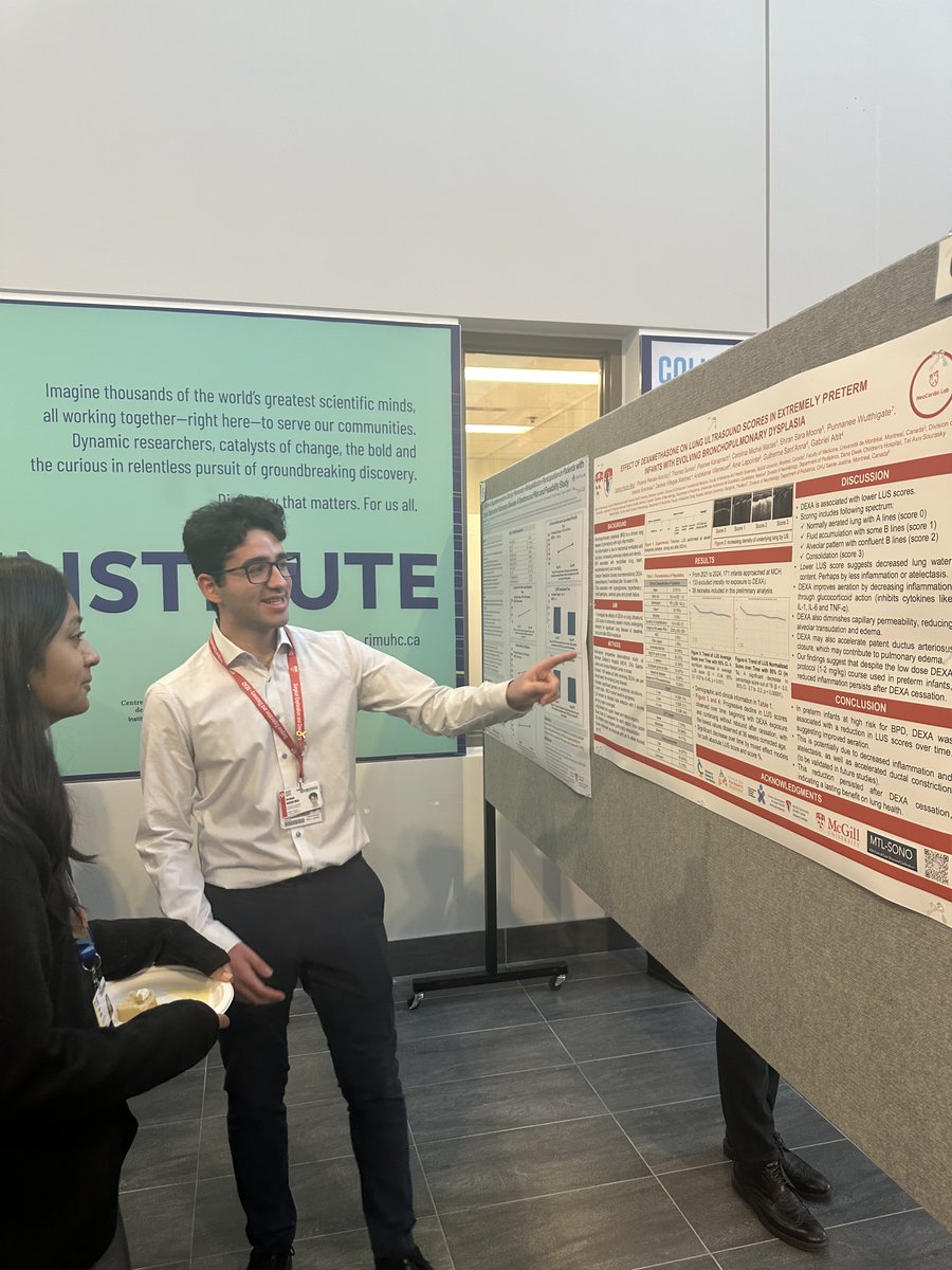 NeoCardioLab - Gabriel Altit (@cardioneo) on Twitter photo Congratulations to our student Joshua Hazan Mea for presenting his preliminary work on lung ultrasound following dexamethasone exposure in the premature infants! <a href="/RIMUHC1/">Research Institute of the MUHC (The Institute)</a> <a href="/cusm_muhc/">Centre universitaire de santé McGill</a> <a href="/mcgillu/">McGill University</a> <a href="/HME_MCH/">Hôpital de Montréal pour enfants</a> Congratulations to our student Joshua Hazan Mea for presenting his preliminary work on lung ultrasound following dexamethasone exposure in the premature infants! <a href="/RIMUHC1/">Research Institute of the MUHC (The Institute)</a> <a href="/cusm_muhc/">Centre universitaire de santé McGill</a> <a href="/mcgillu/">McGill University</a> <a href="/HME_MCH/">Hôpital de Montréal pour enfants</a>